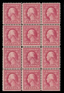 Lot 567, USA 1917 five cent rose error of colour, double error in block of twelve, F-VF, sold for C$1,298